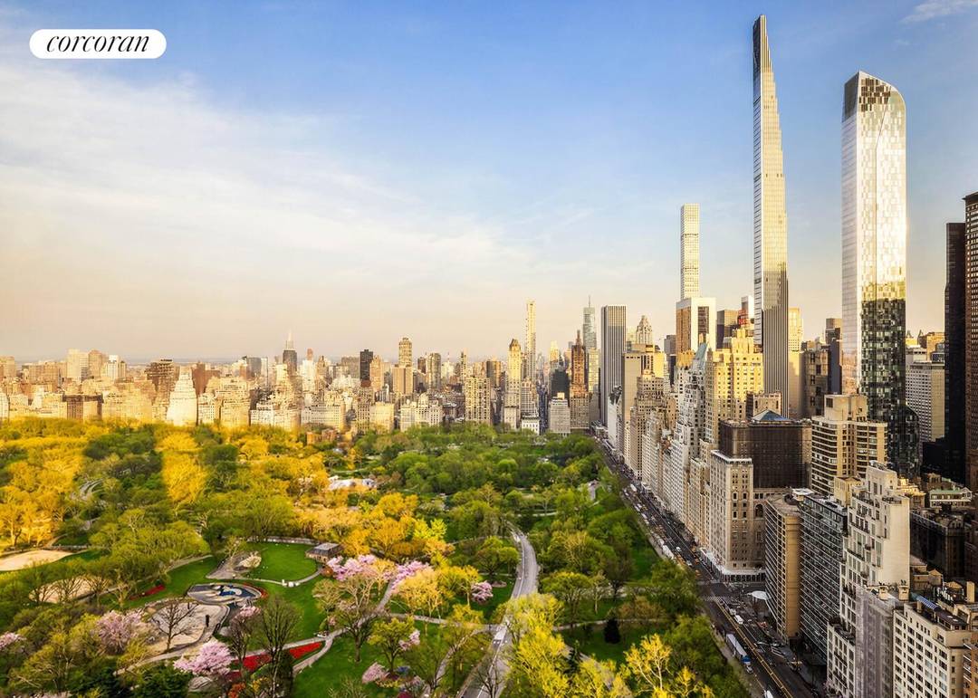 1 Central Park West, 40D Where the City Meets the Sky Experience a rare perspective of Manhattan from this high floor, 2, 165 square foot sanctuary.