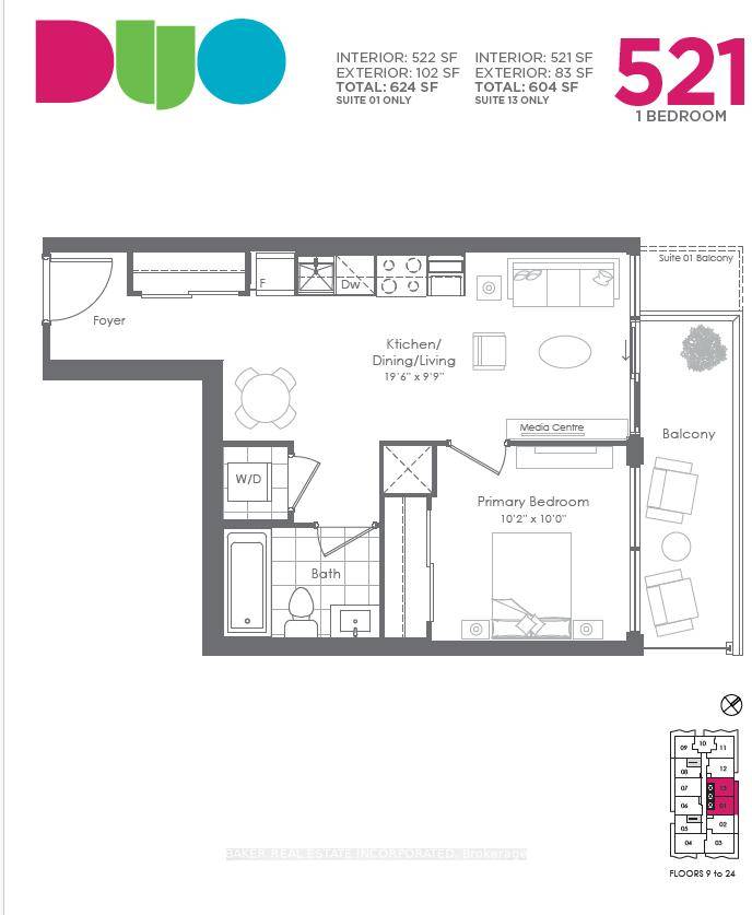 Fantastic Living In The Brand New Duo Condos.