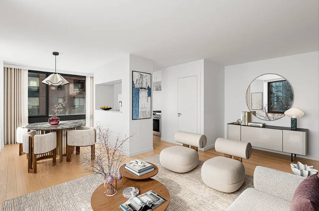 Beautifully renovated corner apartment, with great southeast facing natural light through the day, in the largest of the one bedroom lines at The Cove Club.