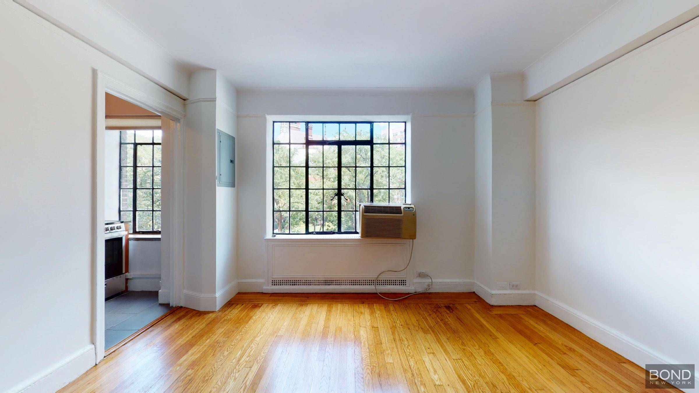 Huge studio in a well maintained doorman building !
