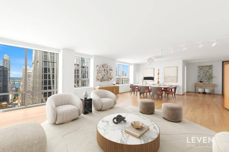 Step into a world of elegance and sophistication in this stunning corner unit at Museum Tower Condominiuma full service white glove condominium perfectly situated moments from the best Midtown has ...