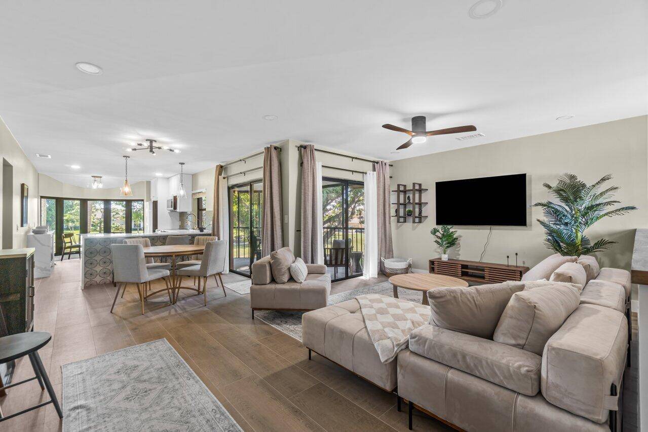 Welcome to your completely renovated dream 2 2 villa in the prestigious gated golf community of Jonathan's Landing !