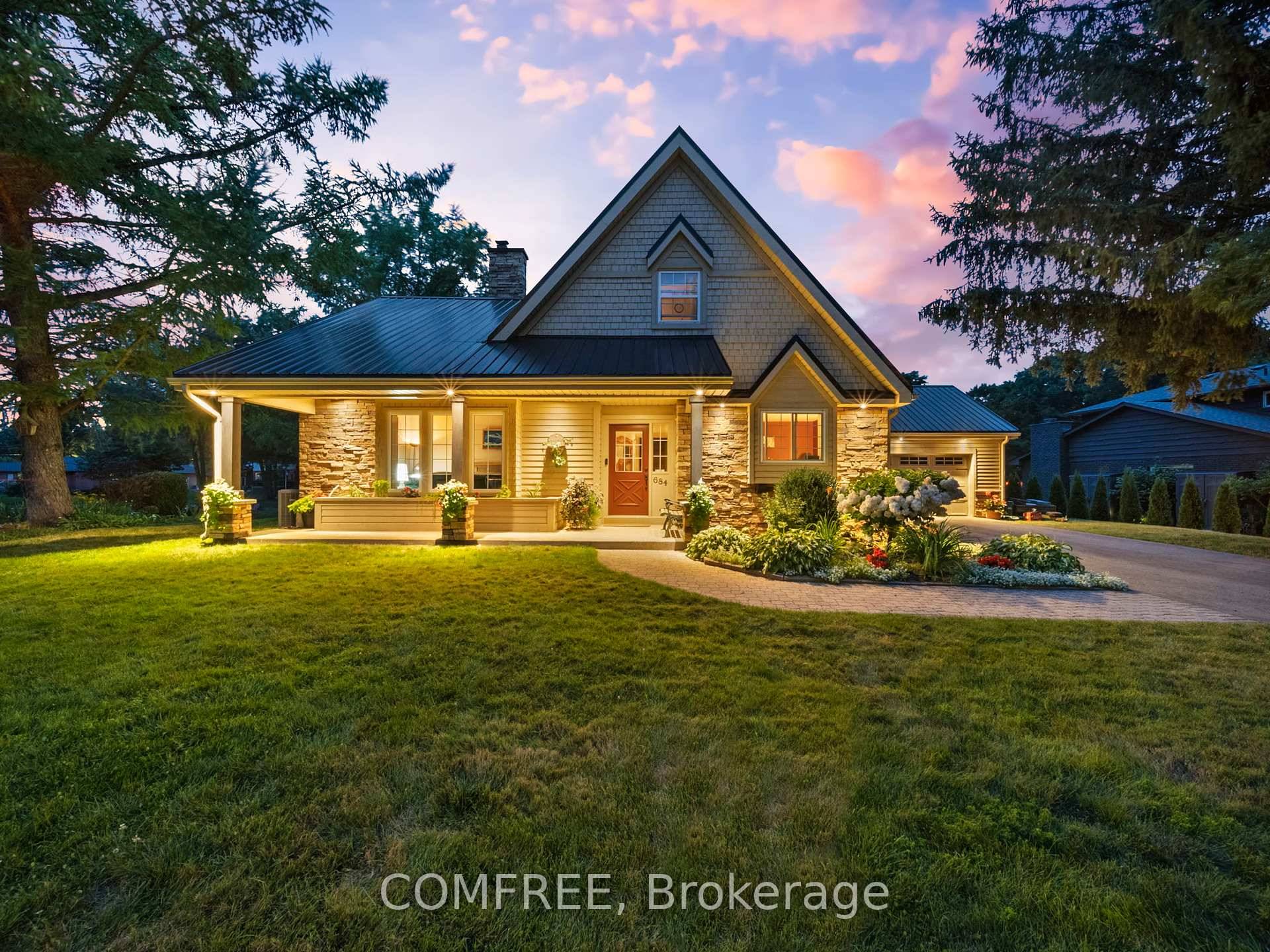 Prime Canal Waterfront property in highly sought after Couchiching Point Orillia neighbourhood.