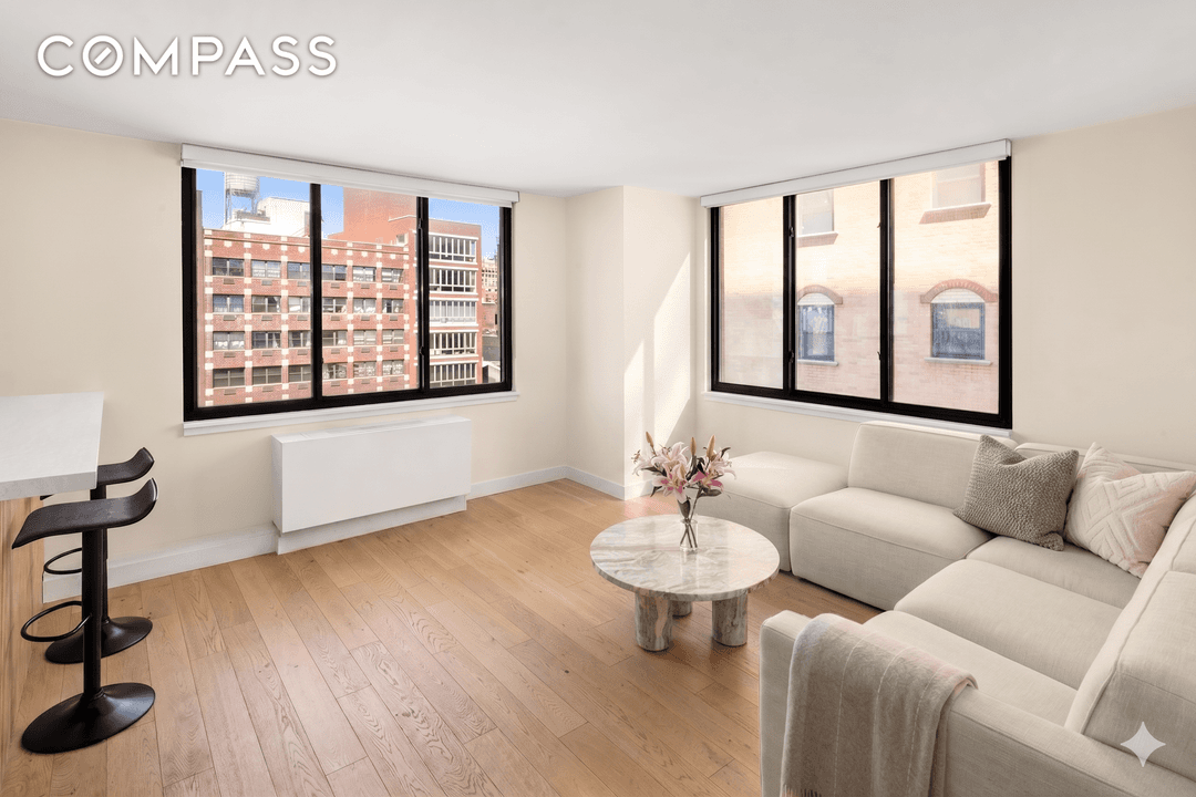 Welcome to residence 6A at 199 Bowery a beautifully renovated 2 bedroom, 2 bathroom corner condo in the heart of Nolita where downtown charm meets effortless luxury living.