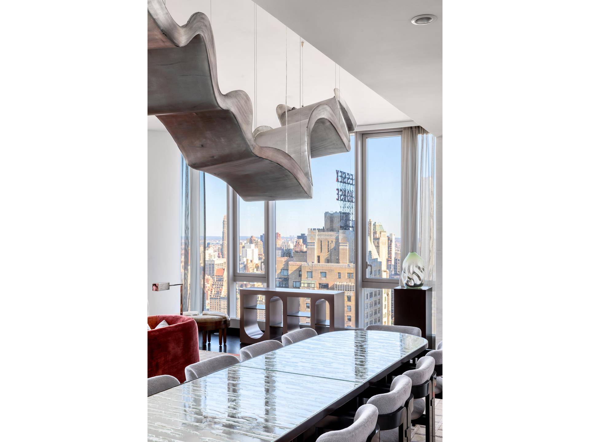Spectacular views and unparalleled luxury unfolds in this amazing corner 3 bedroom, 3 and a half bathroom residence, perched on the 45th floor of the magnificent Central Park Tower condominium ...