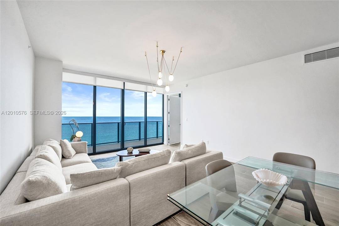 Residence 1904 at Casamar Pompano Beach offers sweeping ocean and intracoastal views from a desirable high floor.