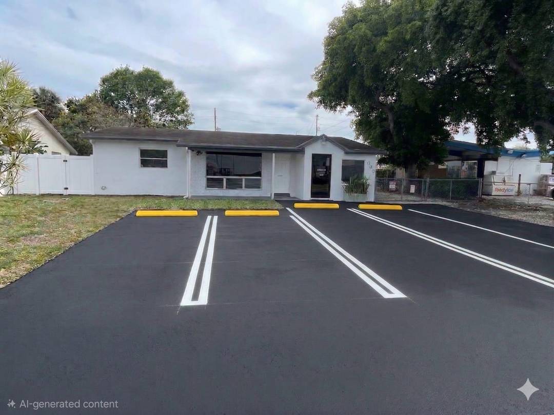 Free Standing Building on approximately 10, 612 SF Oversized Lot with plenty of space for a multitude of uses.