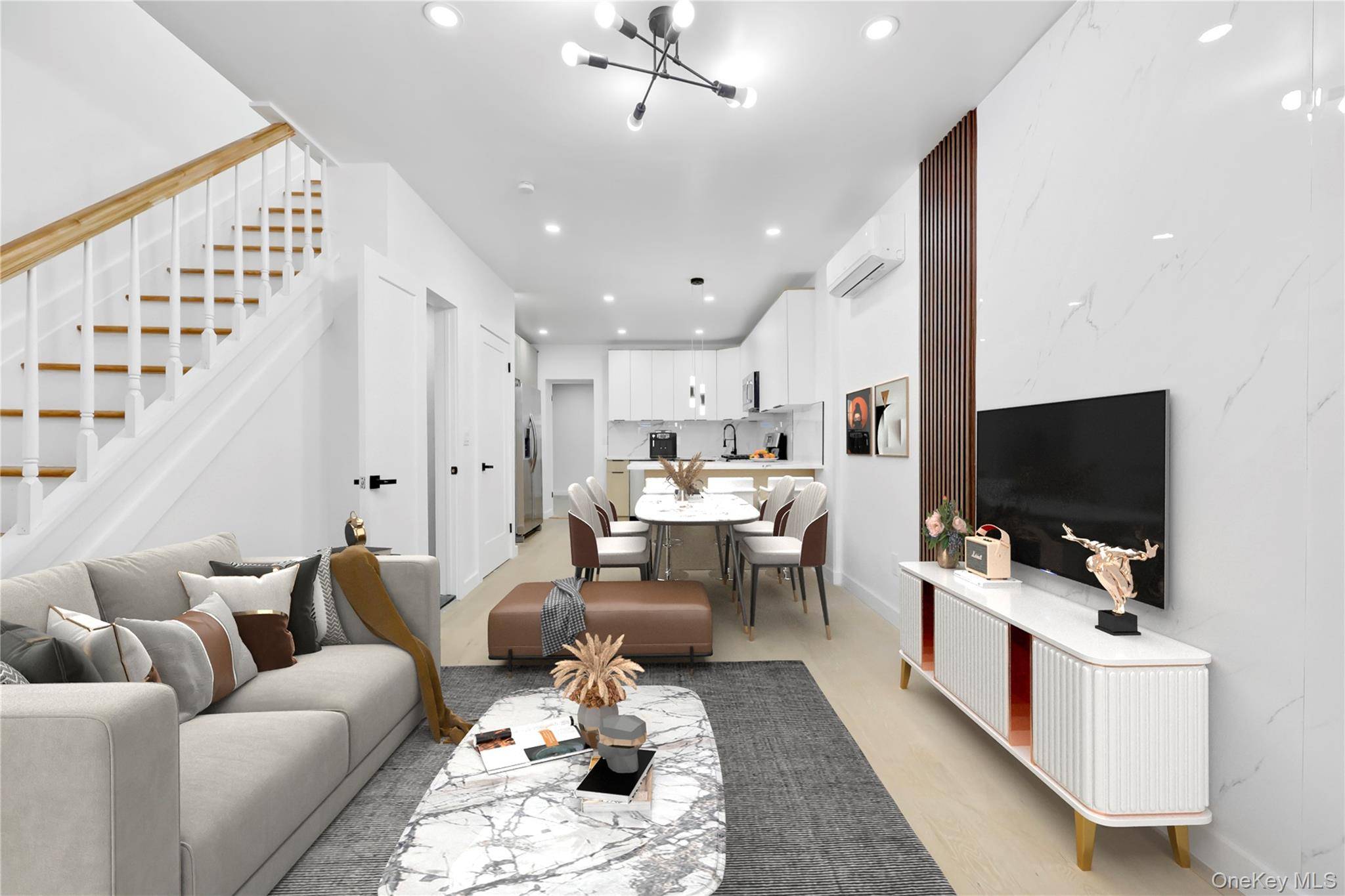 142 25 Sutter Avenue is a luxuriously renovated, turn key 100 Brick single family with a assigned private parking space !