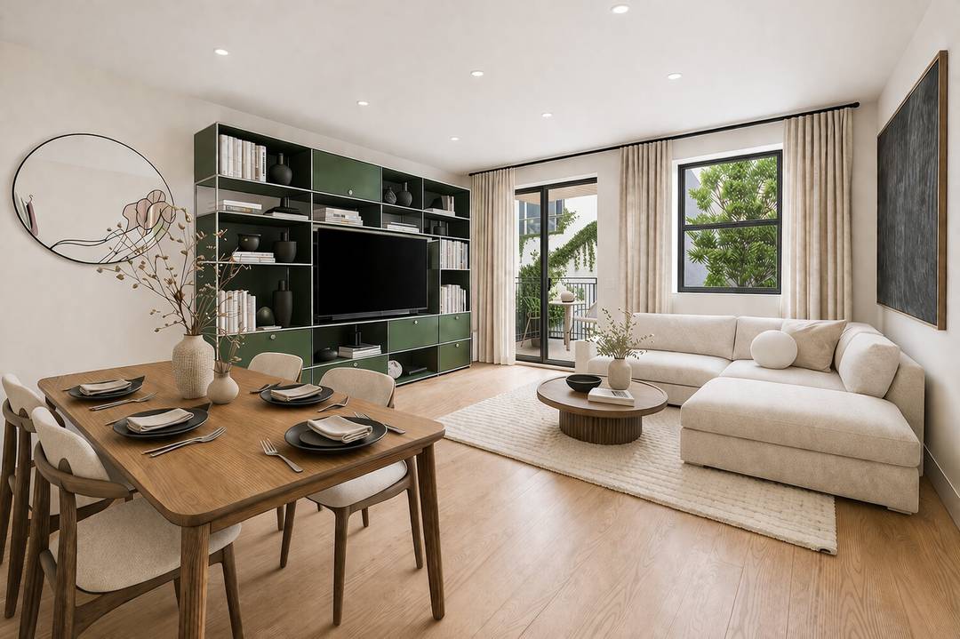 A rare three bedroom duplex with expansive private outdoor space in the heart of South Williamsburg.