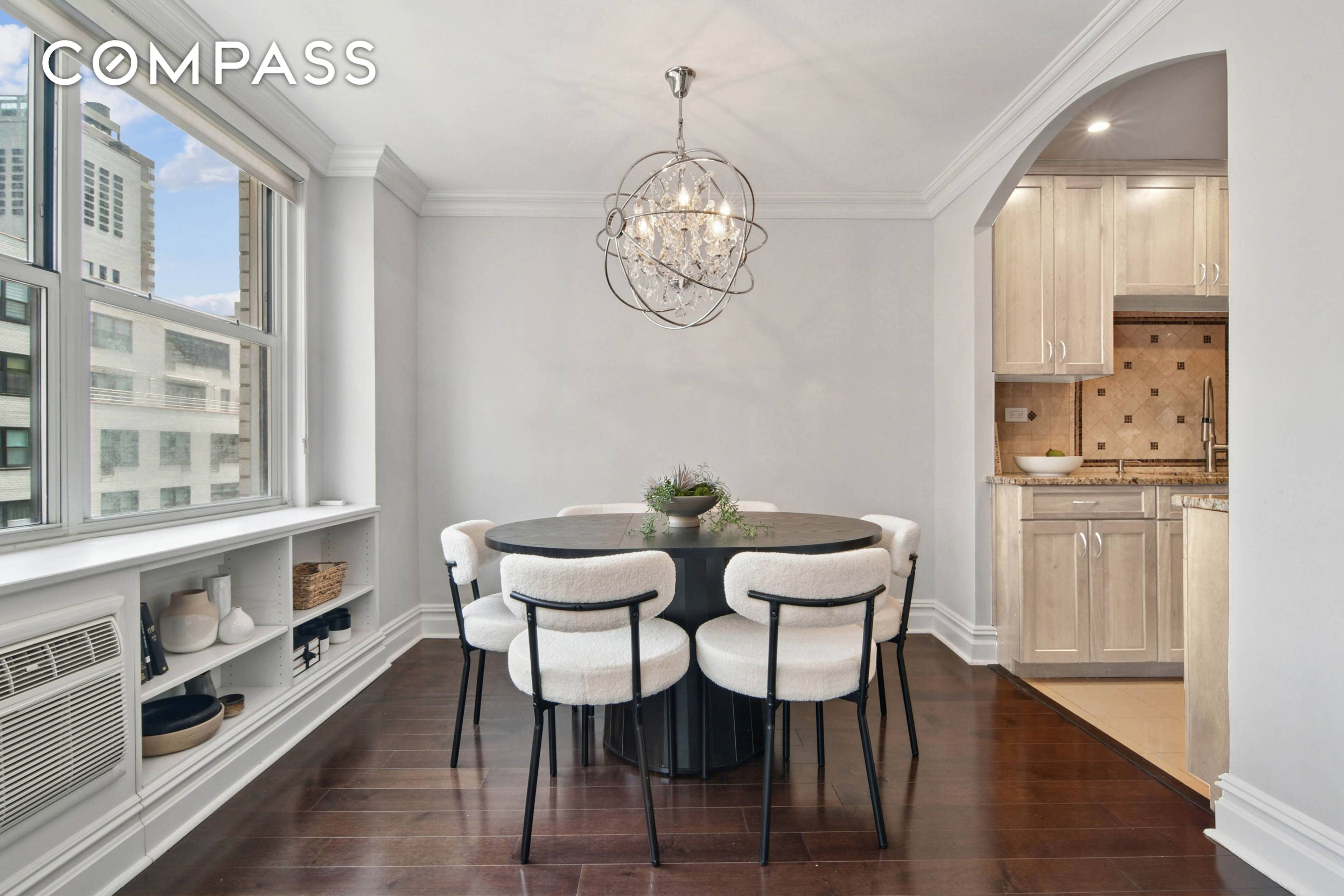 WELCOME HOME This bright, renovated, and expansive two bedroom, two bathroom property boasts high end finishes, loads of natural light, hardwood flooring, recessed lighting, through the wall air conditioning, refined ...