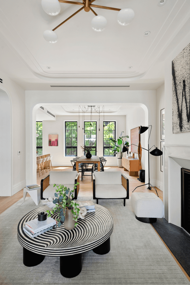 This newly constructed, 28 foot wide home combines sophisticated design, expansive proportions, a private elevator, and private parking an exceptionally rare find in Brownstone Brooklyn.