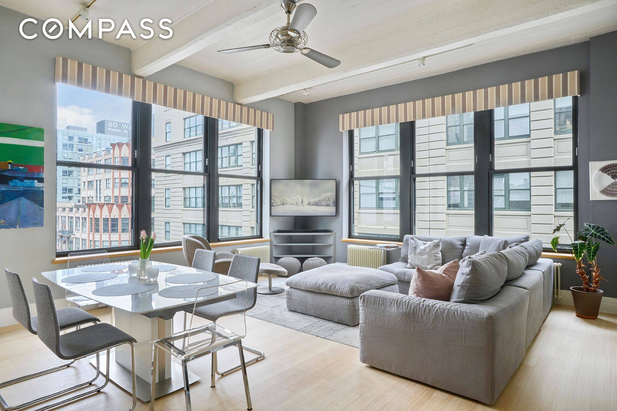 Experience ideal loft living in this spacious and bright coveted corner home.