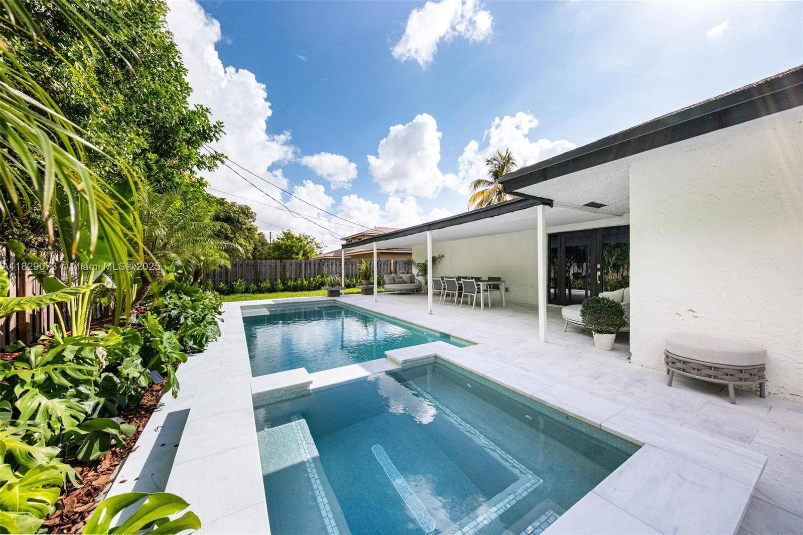 Nestled at the end of a serene cul de sac, this meticulously renovated 4 bed, 4 bath home features an open layout connecting the modern kitchen and living areas, perfect ...