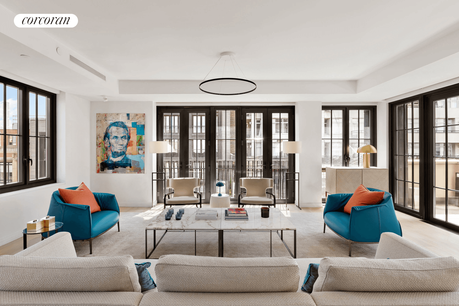 221 West 77th Street, 16 A Refined Full Floor Home with Open City Views and Private Terrace 3, 300 Sq Ft Interior 4 Bedrooms 3 Baths Powder Room South and ...