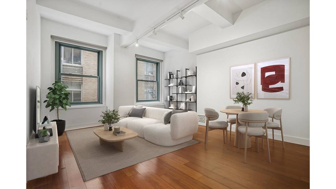 Residence 10E is an ideal pre war loft for downtown living.