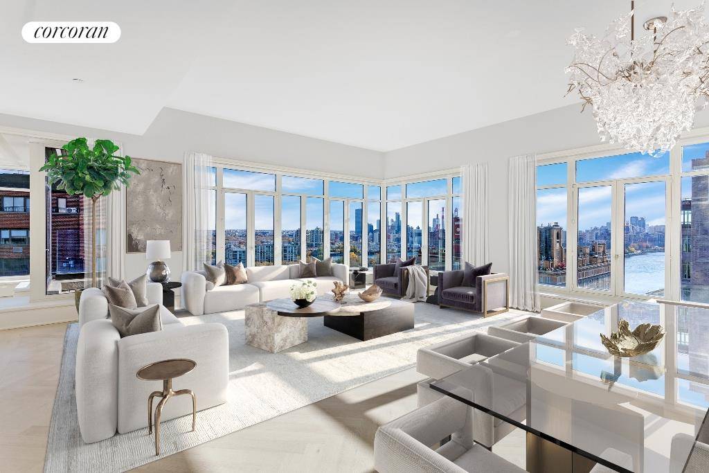 Penthouse 17 is an exquisite full floor, four bedroom, 4.