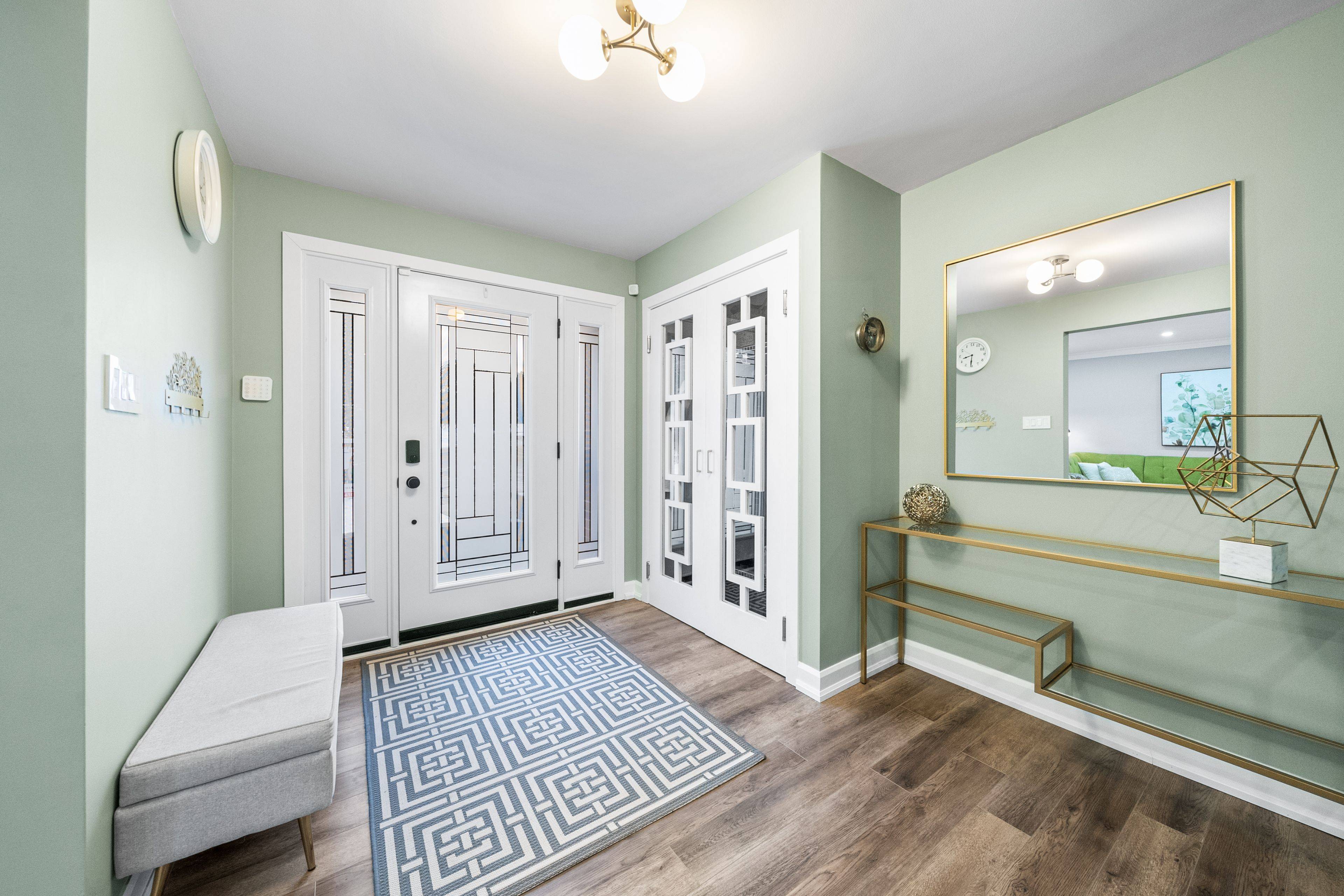 A stunning renovated top to bottom 5 1 Br home situated on a rare ravine lot backing onto Duncan Creek Trail.