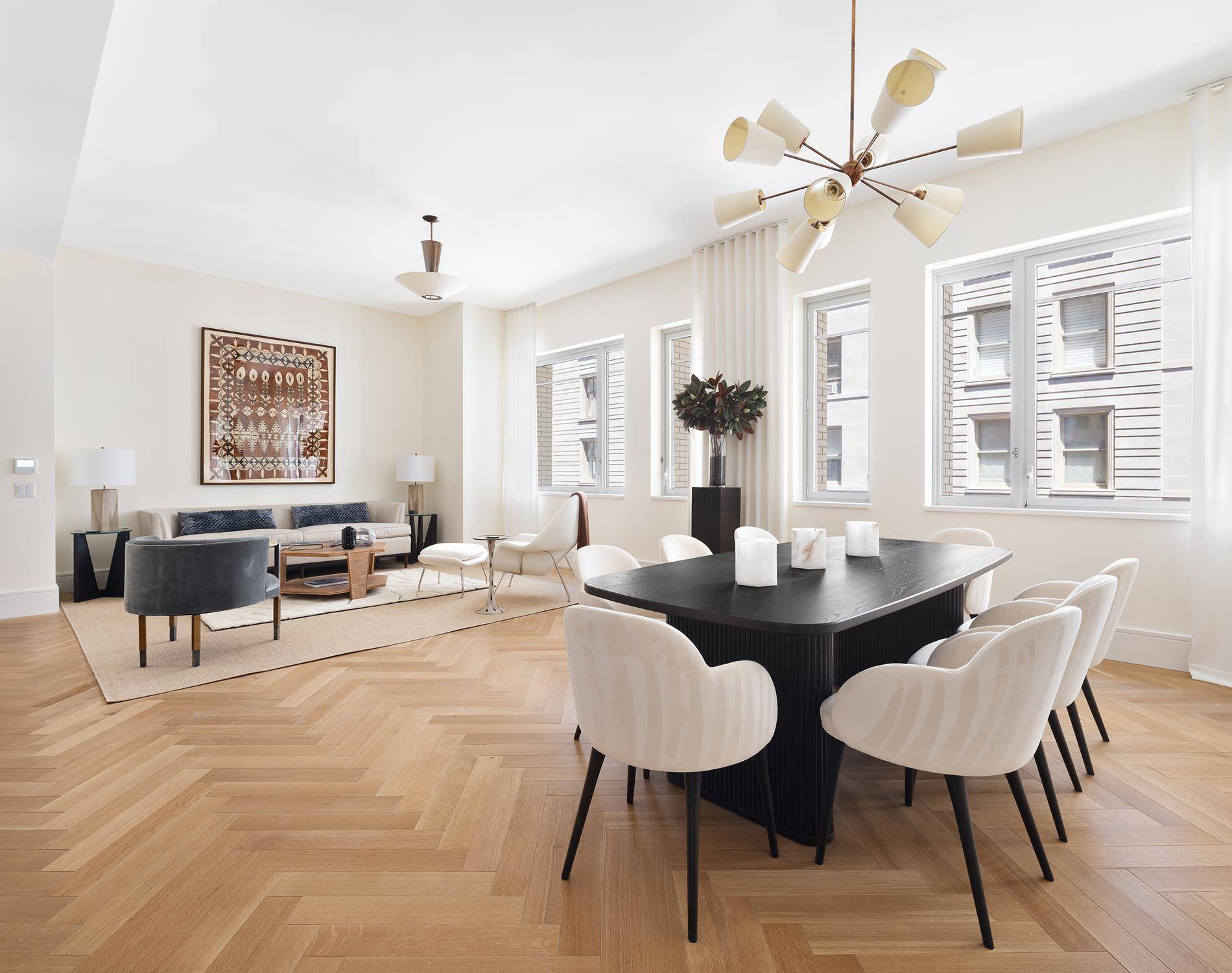 Apartment 8D is a great, loft like 3 bedroom apartment with a private elevator vestibule and a flexible layout allowing for a very separate, primary bedroom suite and a third ...