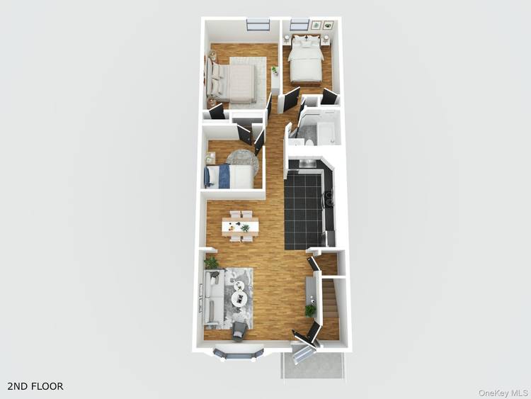 Spacious 3 bedroom, 2 full bath rental in the heart of Jamaica, Queens.