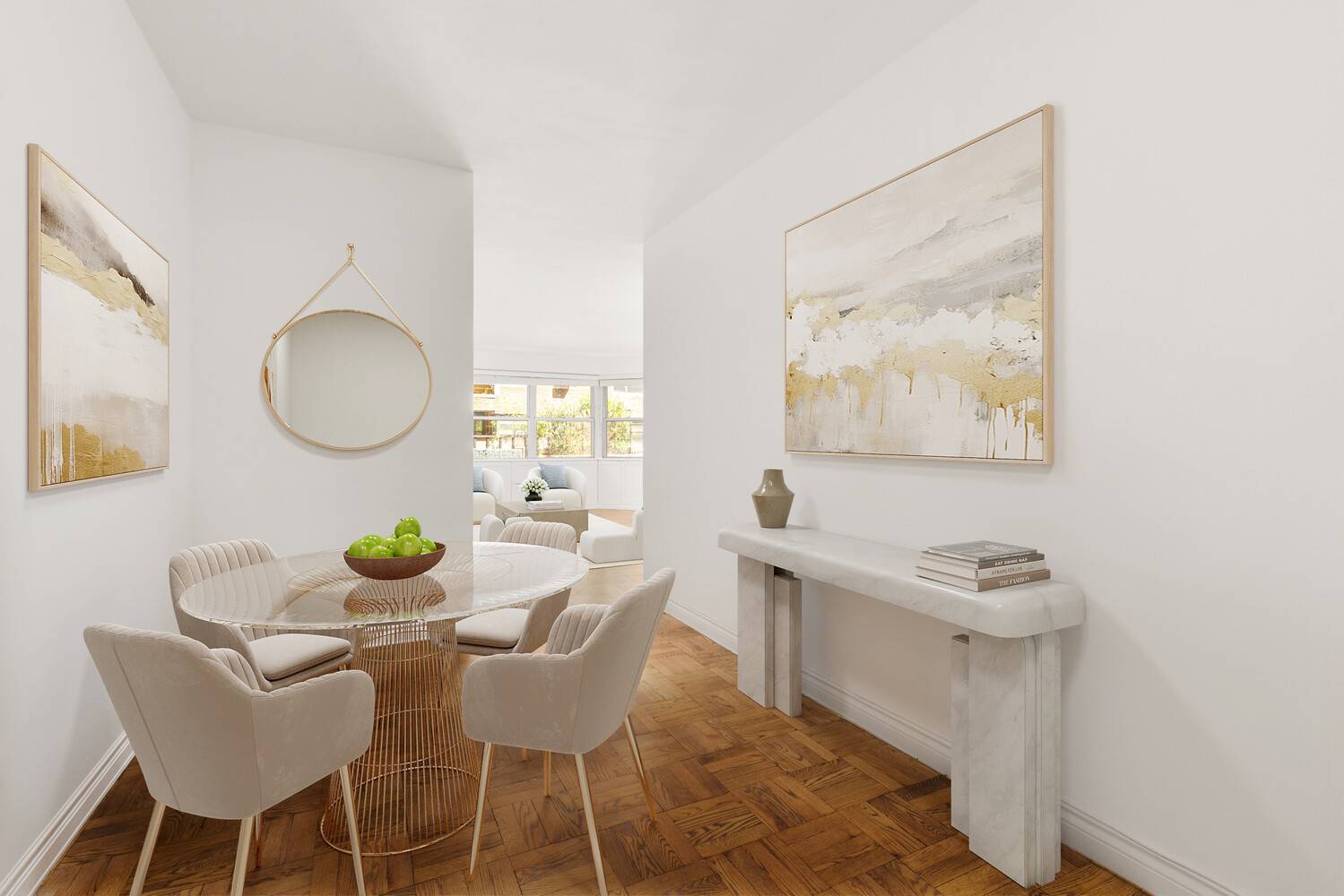 Quiet, north facing, renovated one bedroom, one bath with beautiful garden views.