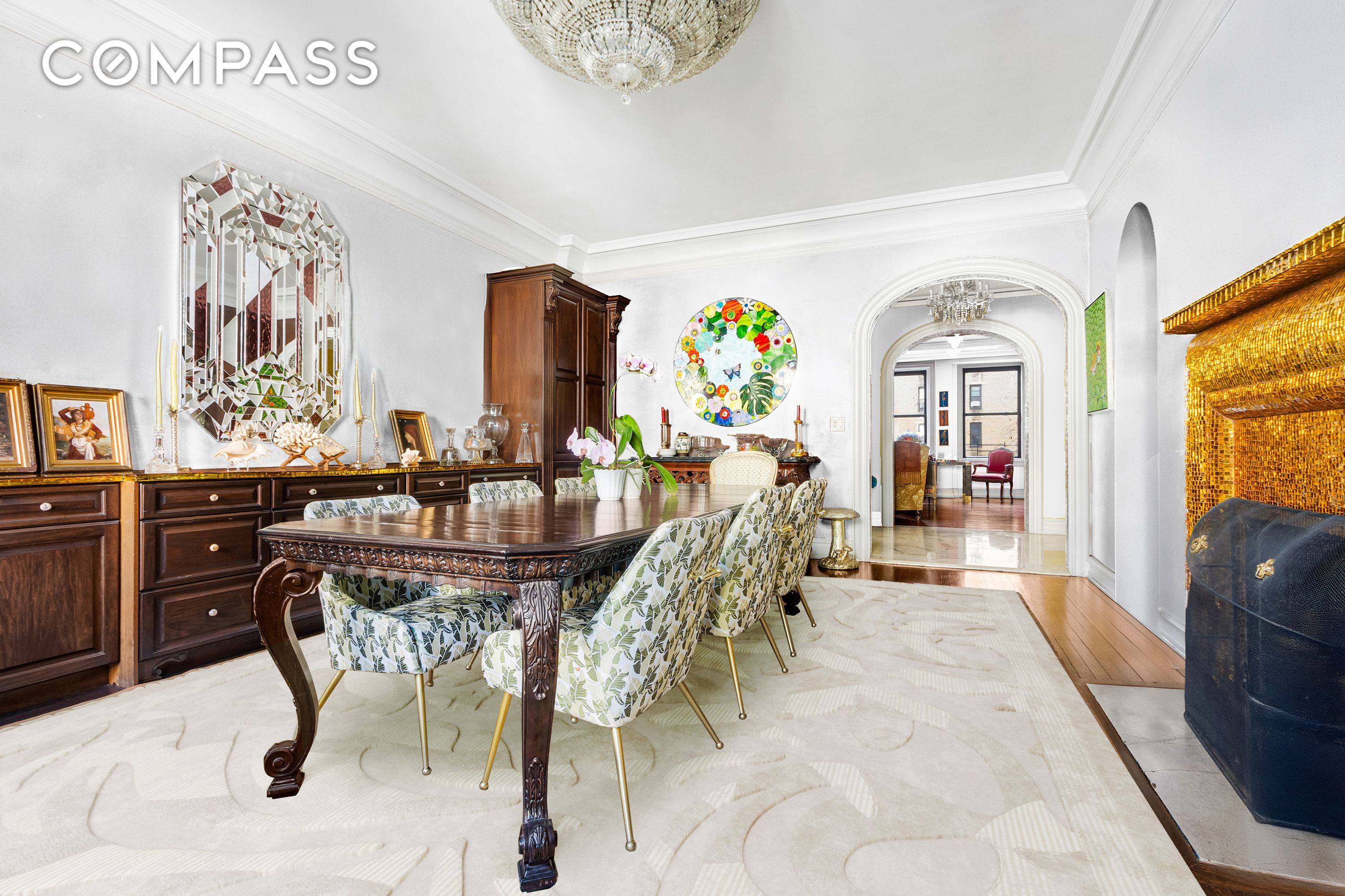 GRAND, ARTISTIC 8 ROOM CLASSIC AT ICONIC ASTOR COURT SOULFUL SPRAWLER w WOOD BURNING FIREPLACE, FULL DINING ROOM amp ; TONS OF CLOSETS FULL SERVICE, PET FRIENDLY BUILDING w FAMOUS ...