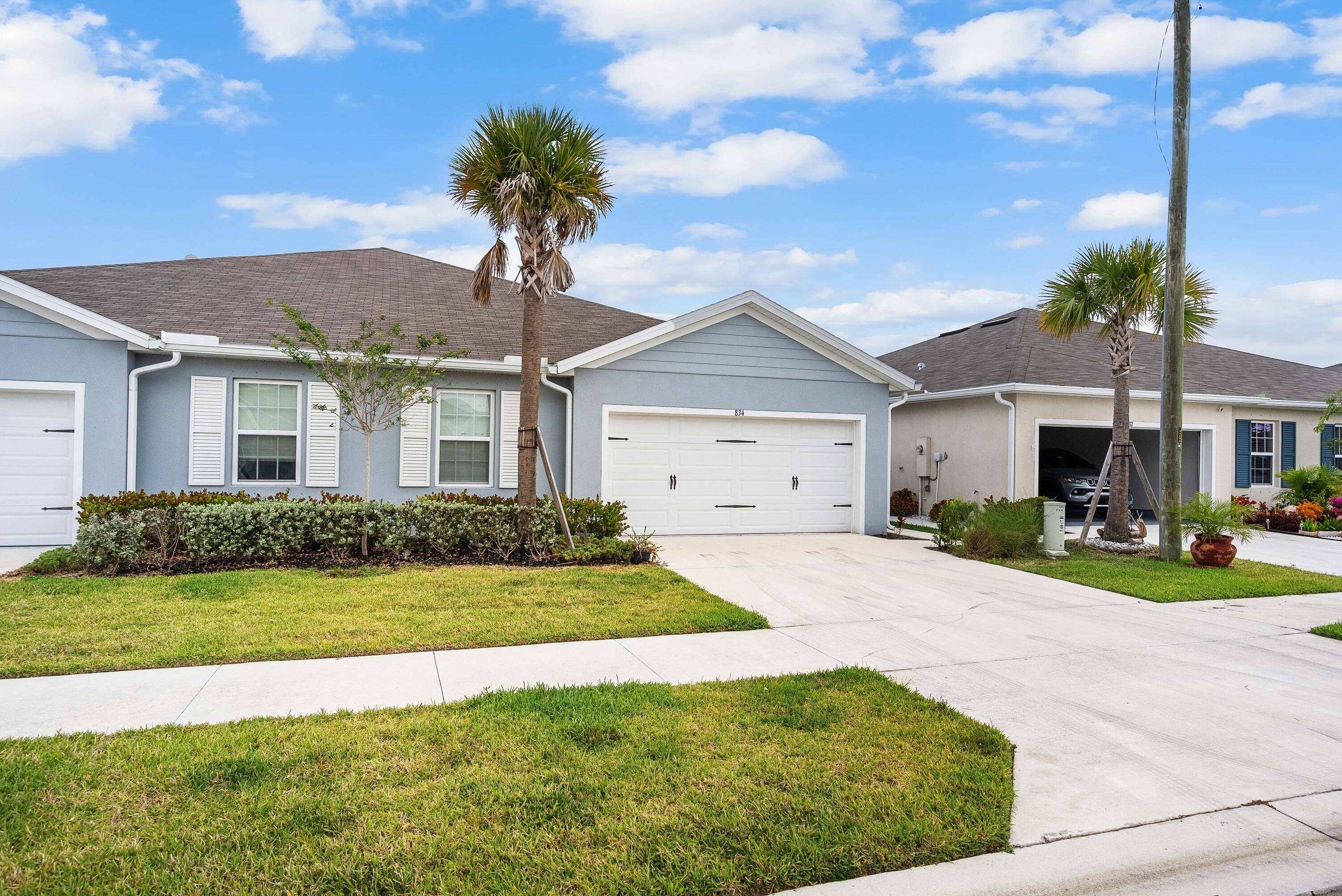 Discover this immaculate 3 bedroom, 2 bath villa located in the newly developed Avalon Crossing, conveniently situated near I 95.