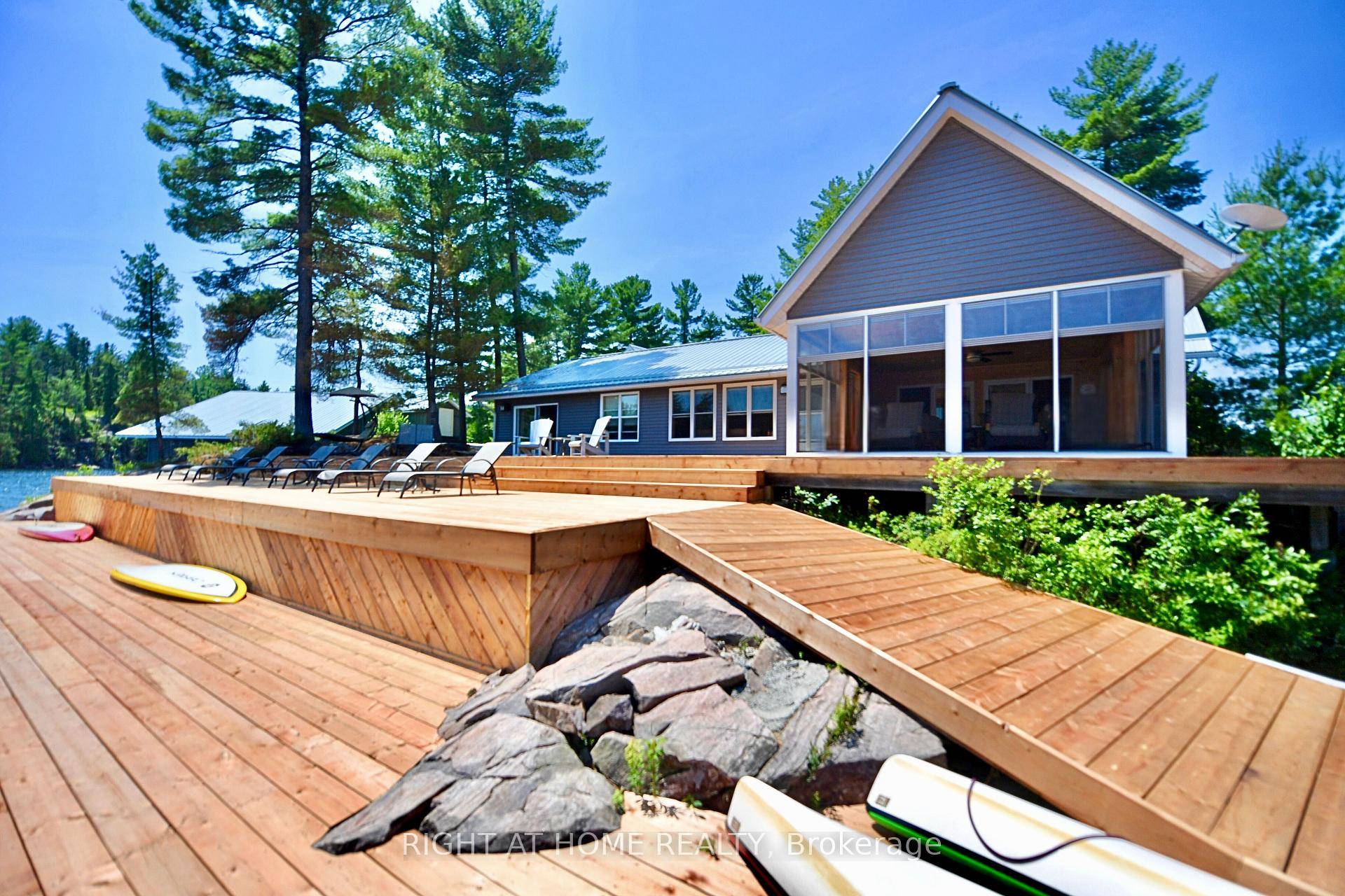 Extremely rare, 100 turnkey private family island on the storied French River !
