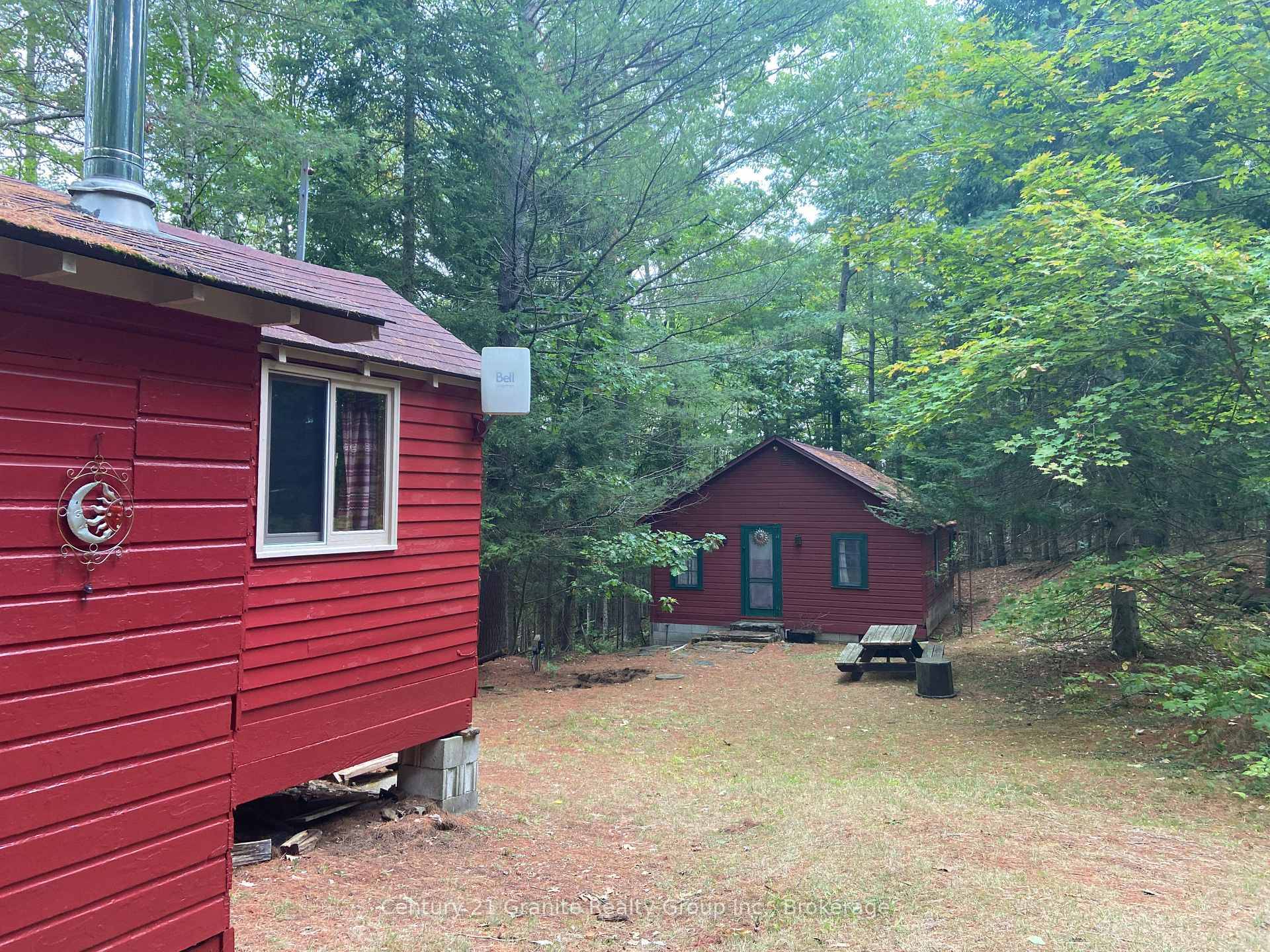 Two 2 bedroom1960s vintage cottages and a bunkie located on an acre of land on a premier lake with a fabulous western exposure providing beautiful sunny afternoons and great sunsets ...