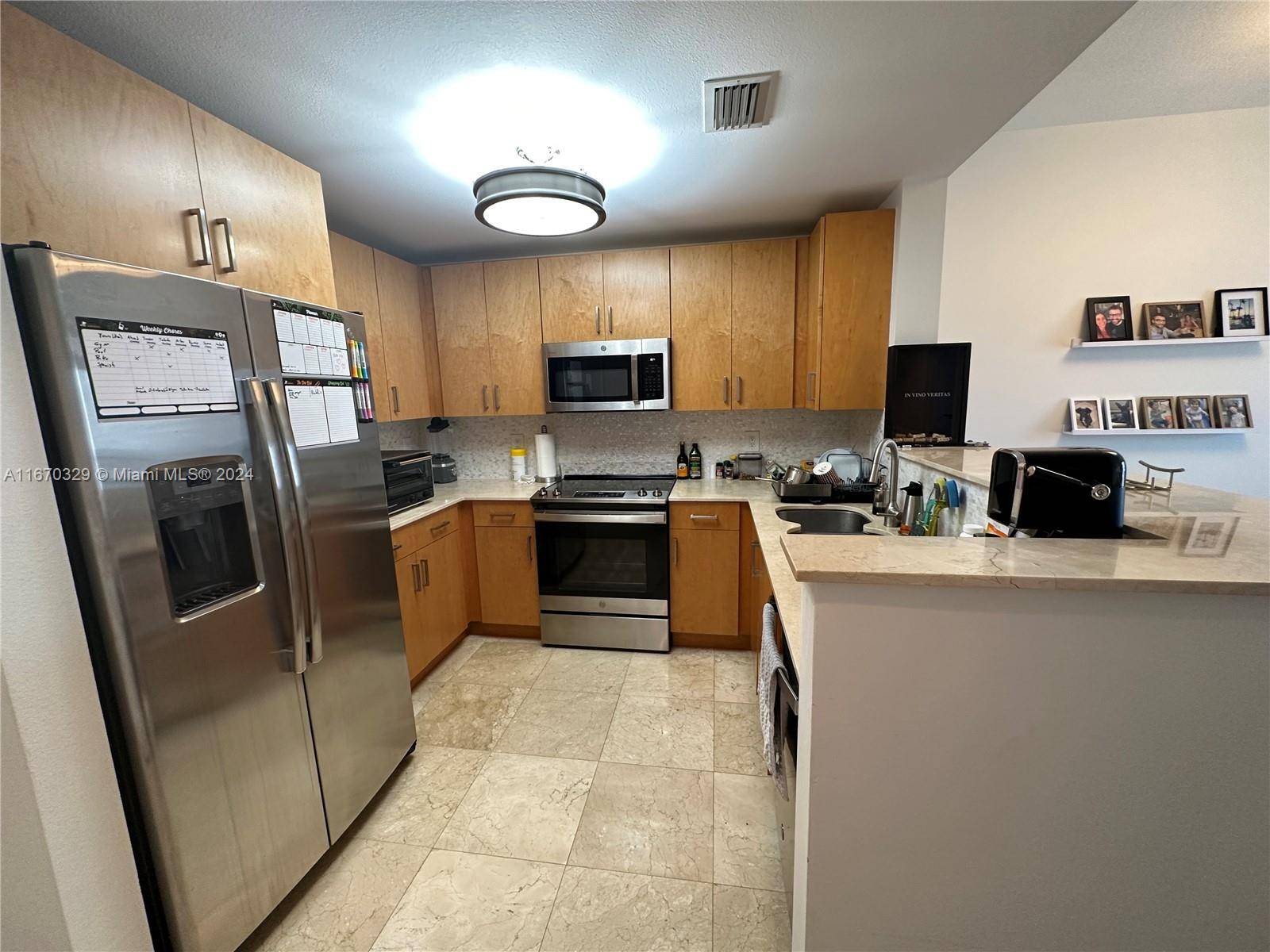 This Remodeled One Bedroom One Bath Unit offers a spacious floor plan.