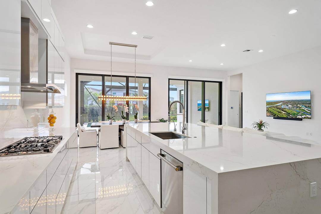 A sanctuary of balance and design, this one level home spans over 3, 000 SQ.