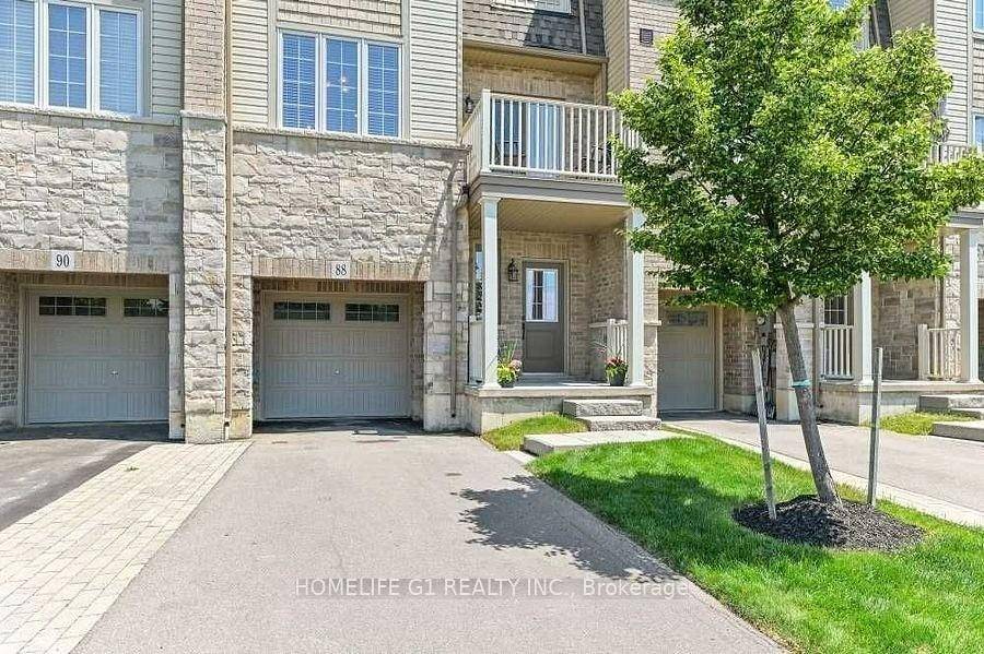 Welcome to Executive and Gorgeous west Facing Freehold Townhouse with NO Road maintenance fees in a highly desirable amp ; sought after neighbourhood in Stoney Creek.