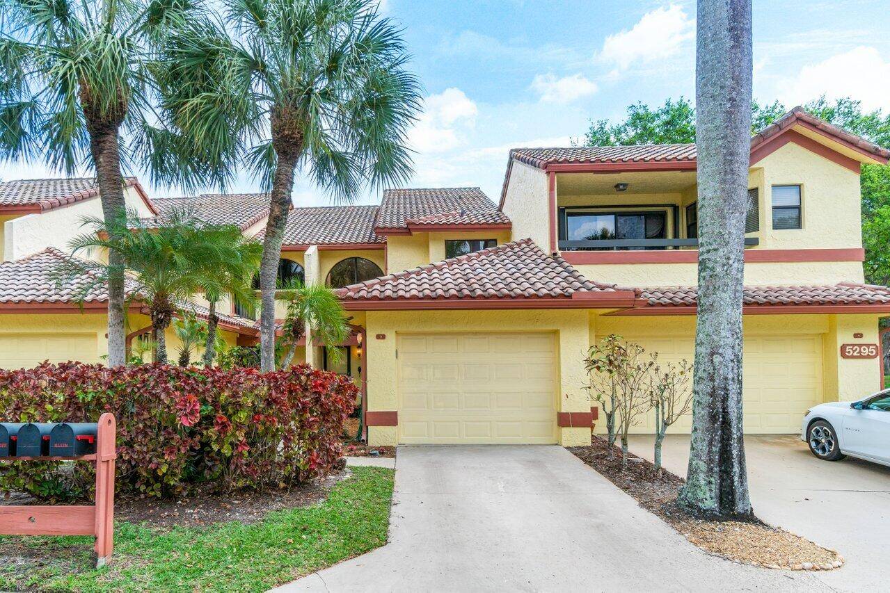 Welcome to the 55 gated community of Boca Delray Golf and Country Club, where this 2 story Townhome with 1 car garage is available.