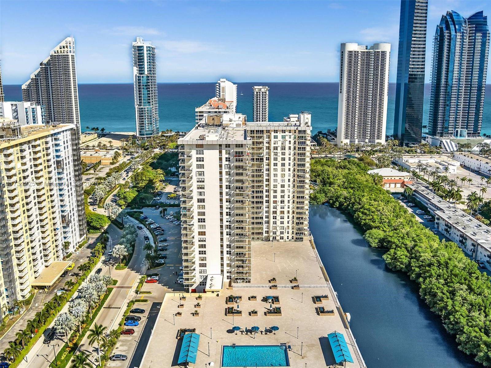 WOW ! ! Imagine living with these views in the heart of Sunny Isles Beach.