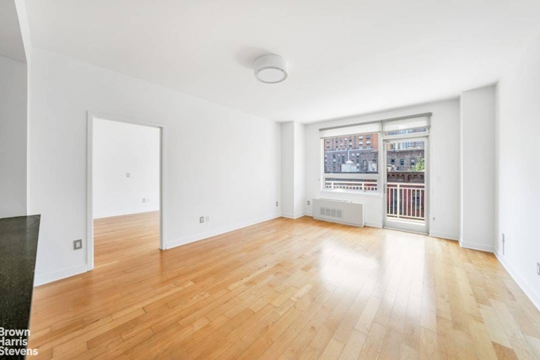Bright, south facing two bed two bath condo with private balcony.
