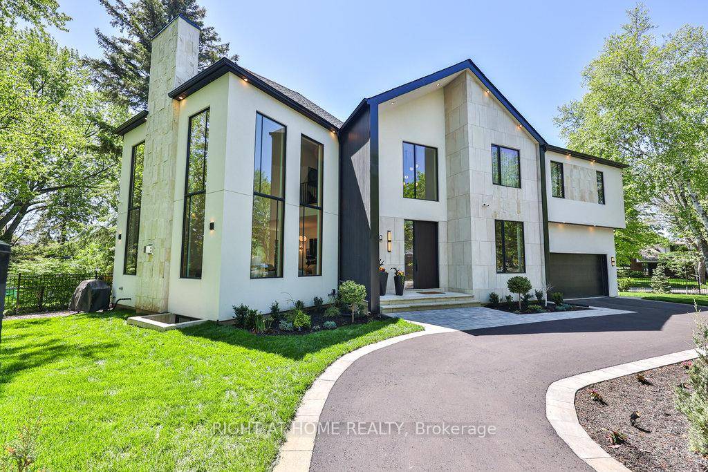 Custom Estate New Built In 2024 Offering Over 6, 100 sqf Of Luxury Living Space 4200 sqf Above Grade Where Modern Architecture Meets Luxury, Published In DesignLinesMagazine, Located In Highly ...