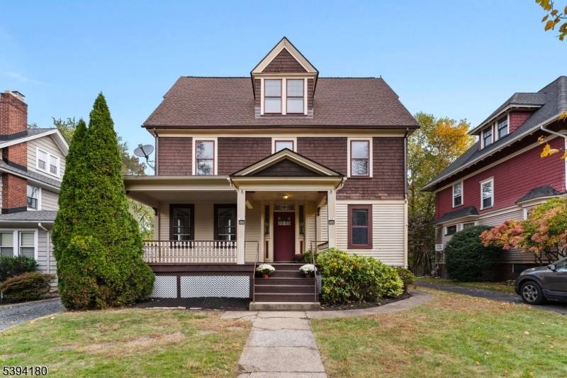 Nestled on a quiet, tree lined street just moments from the vibrant heart of South Orange, this beautiful 7 bedroom, 3.