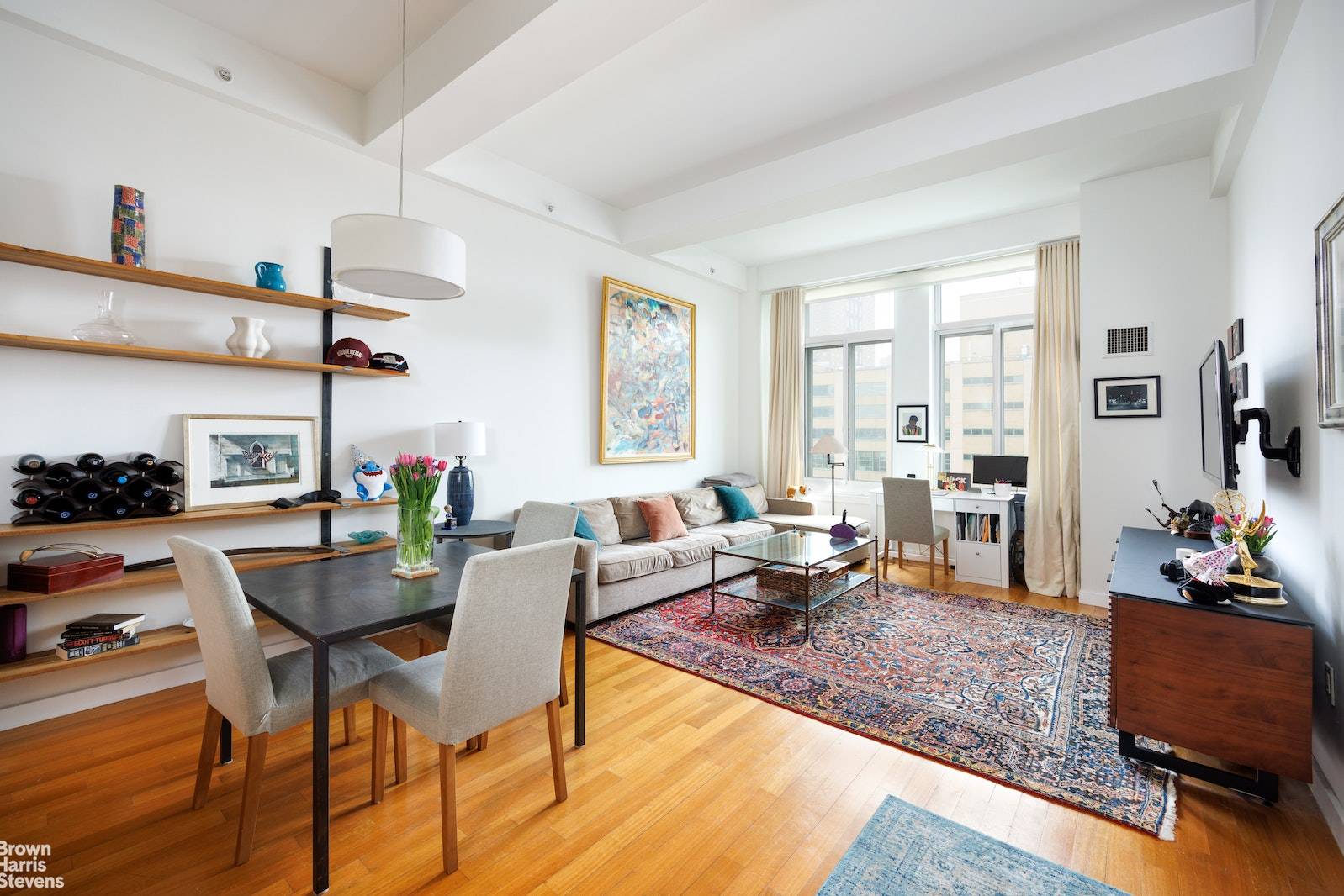 This wonderfully sized one bedroom nestled in the heart of Dumbo will have you rethinking city living.