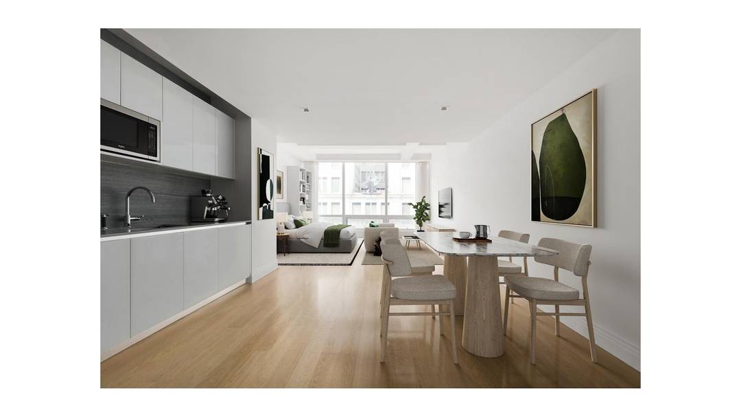 PRINTEMPS PIED A TERRE Enjoy Loft Like Living in Unit 607 and the Luxury Lifestyle that is One Wall Street !
