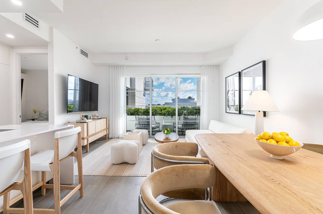 Rarely available, the most stunning FULLY FURNISHED 1 Bedroom in Tower 155.