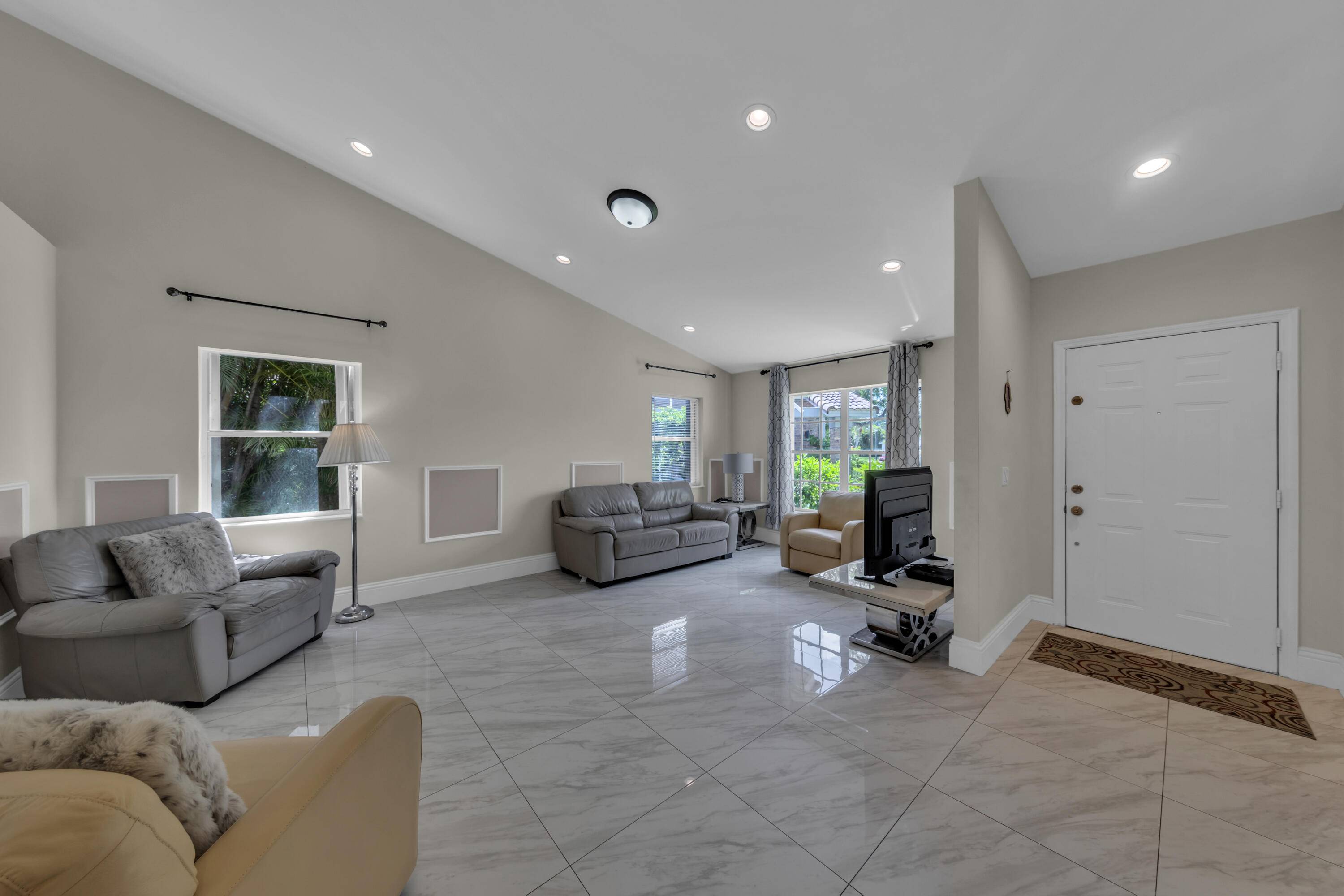 This beautifully updated 3 bedroom 2 bath home is perfectly situated on the golf course in a quiet cul de sac, offering both privacy and scenic views with no through ...