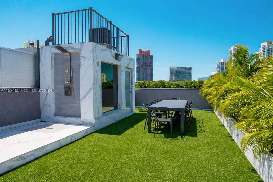 Rare South of 5th Townhouse with 600 SqFt private roof deck.