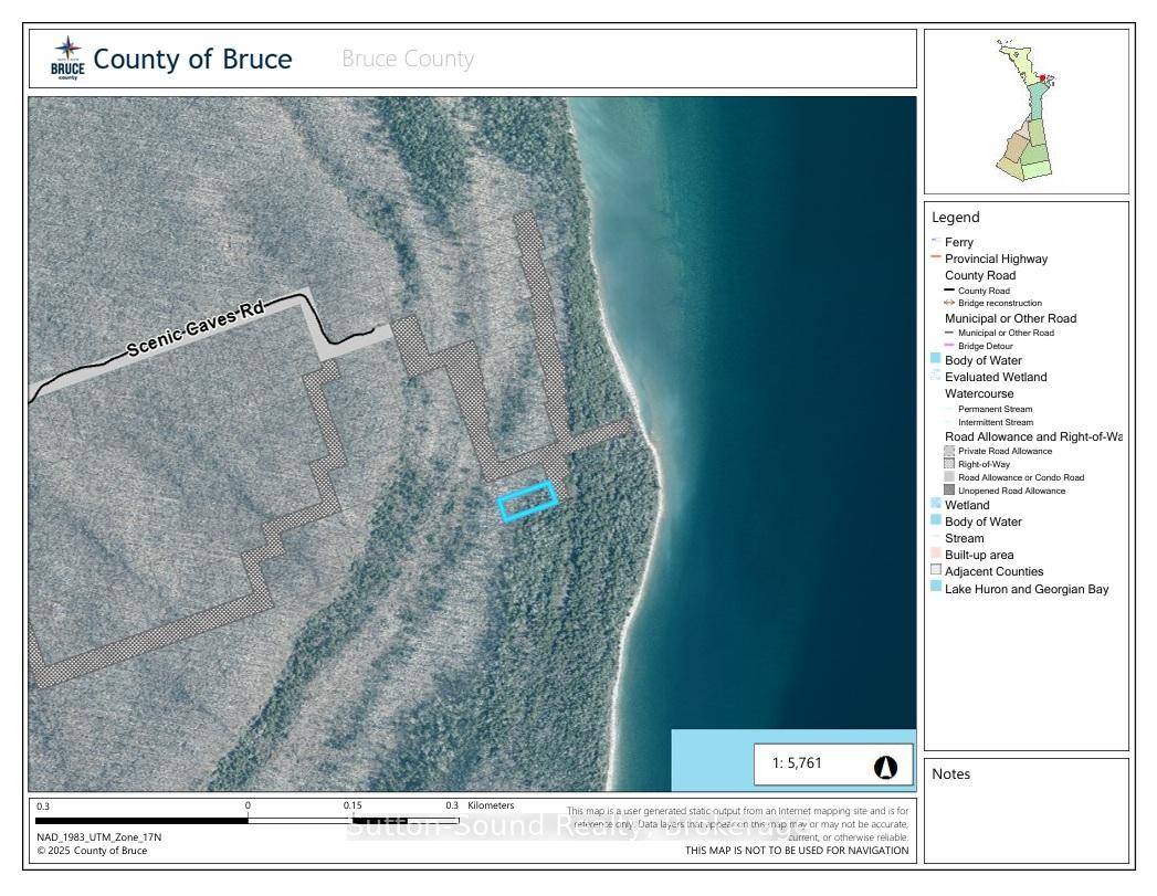 Discover your private slice of nature with this spacious 94ft x 240ft vacant lot, perfectly situated near the breathtaking Greg's Caves and Bruce Trail.