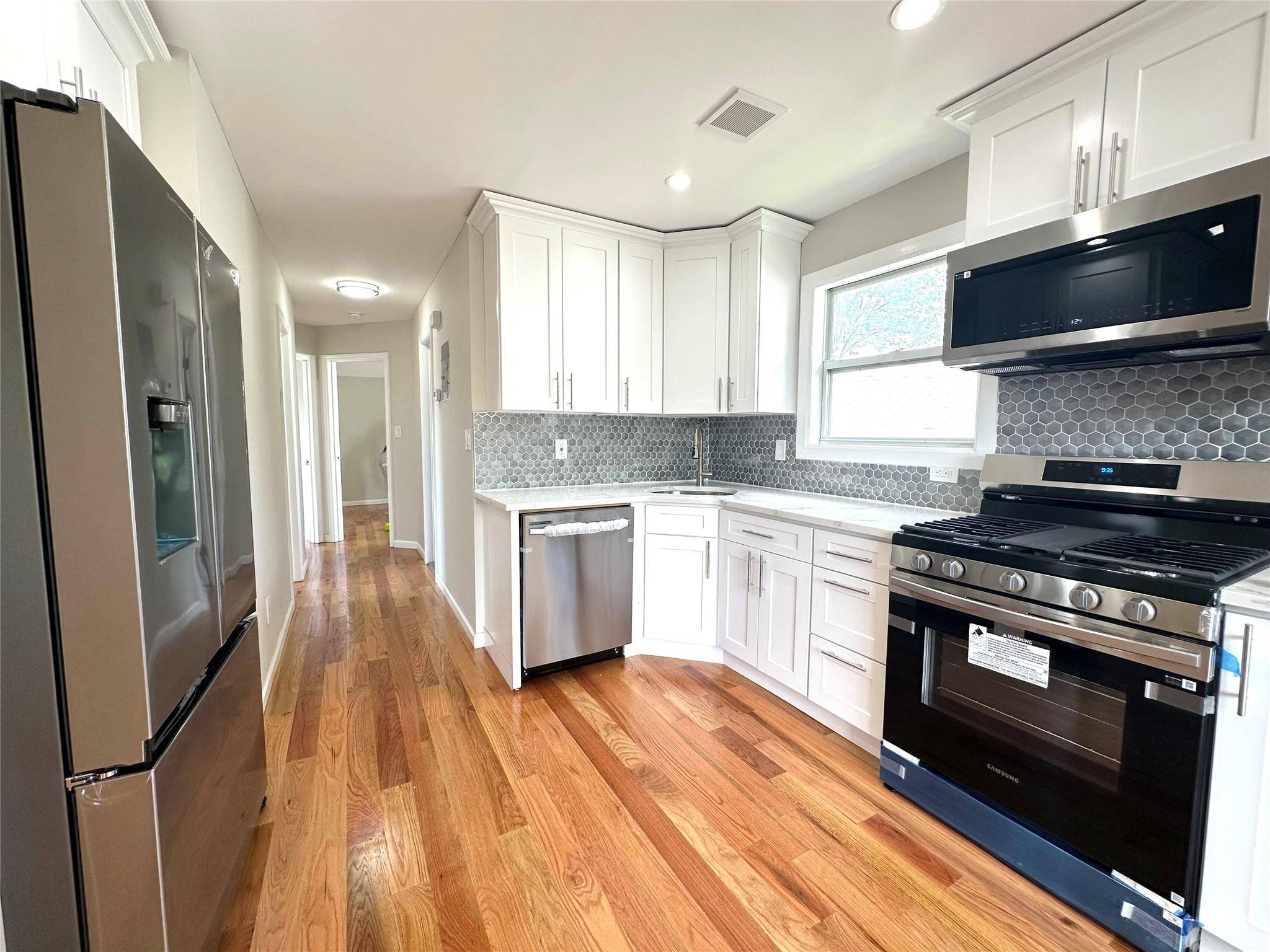 Welcome to this beautifully renovated 3 bedroom, 1 bath unit located in the peaceful and residential neighborhood of Springfield Gardens, Queens.
