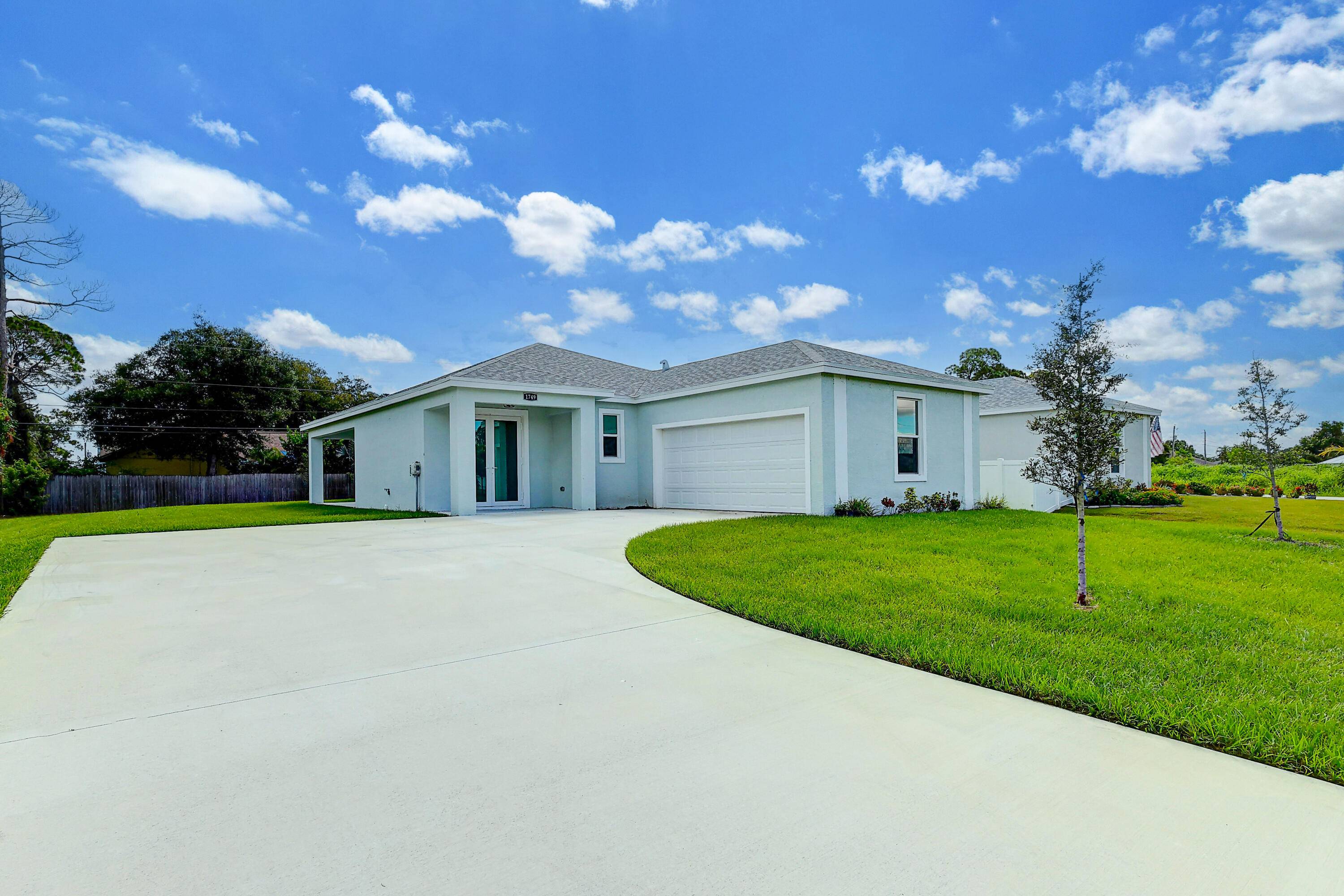 BEAUTIFUL 3 2 NEW CONSTRUCTION, IMPACT WINDOWS ENTIRE HOME, MODERN KITCHEN WITH ALL THE APPPLIANCE, WASHER AND DRYER, FRAMELESS SHOWER GLASS IN THE MASTER BEDROOM, SPACIOUS BACKYARD.