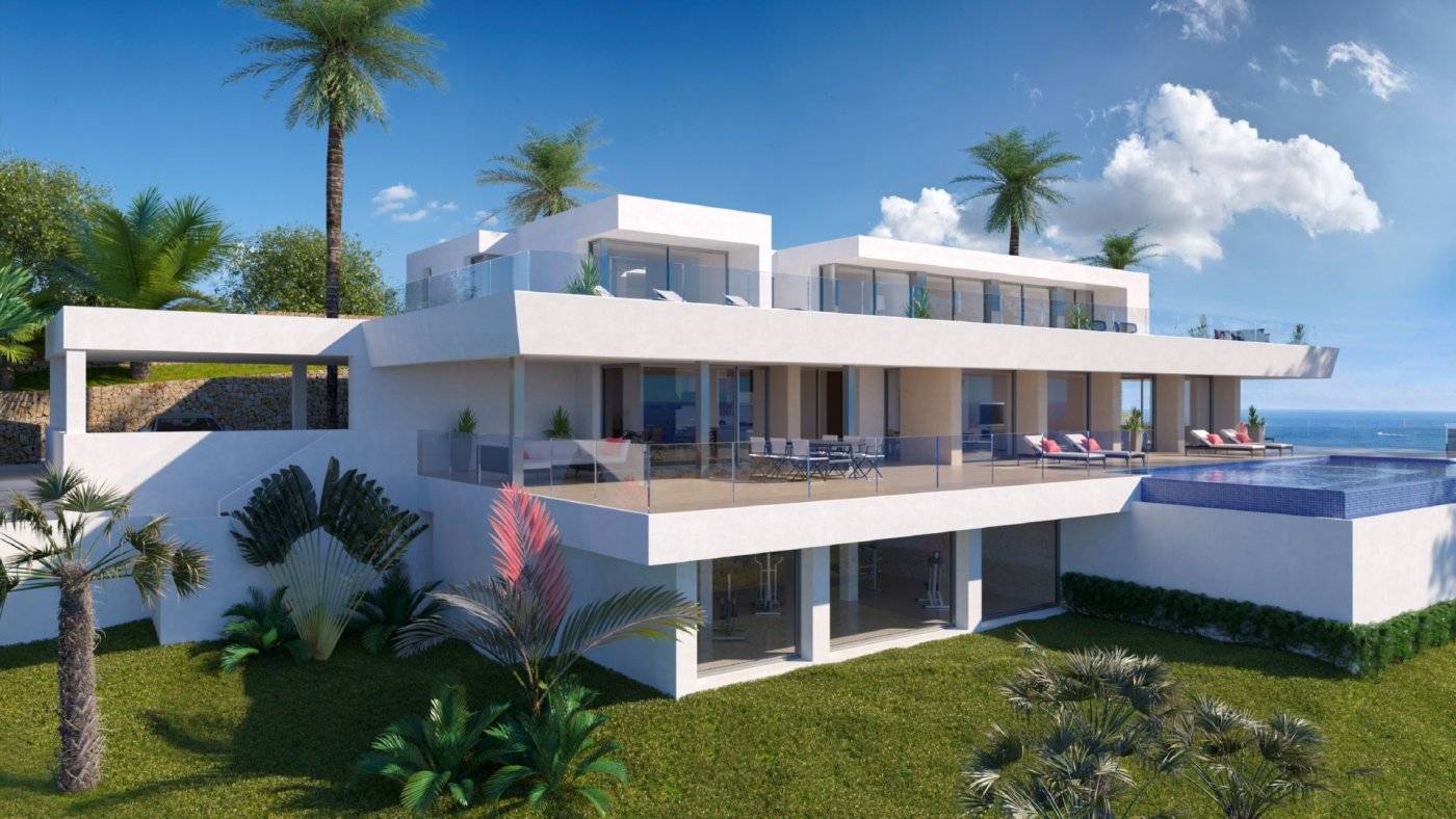 Villa distributed on three levels, the result of a unique and exclusive design, with spacious, open and bright spaces, in which all rooms are oriented