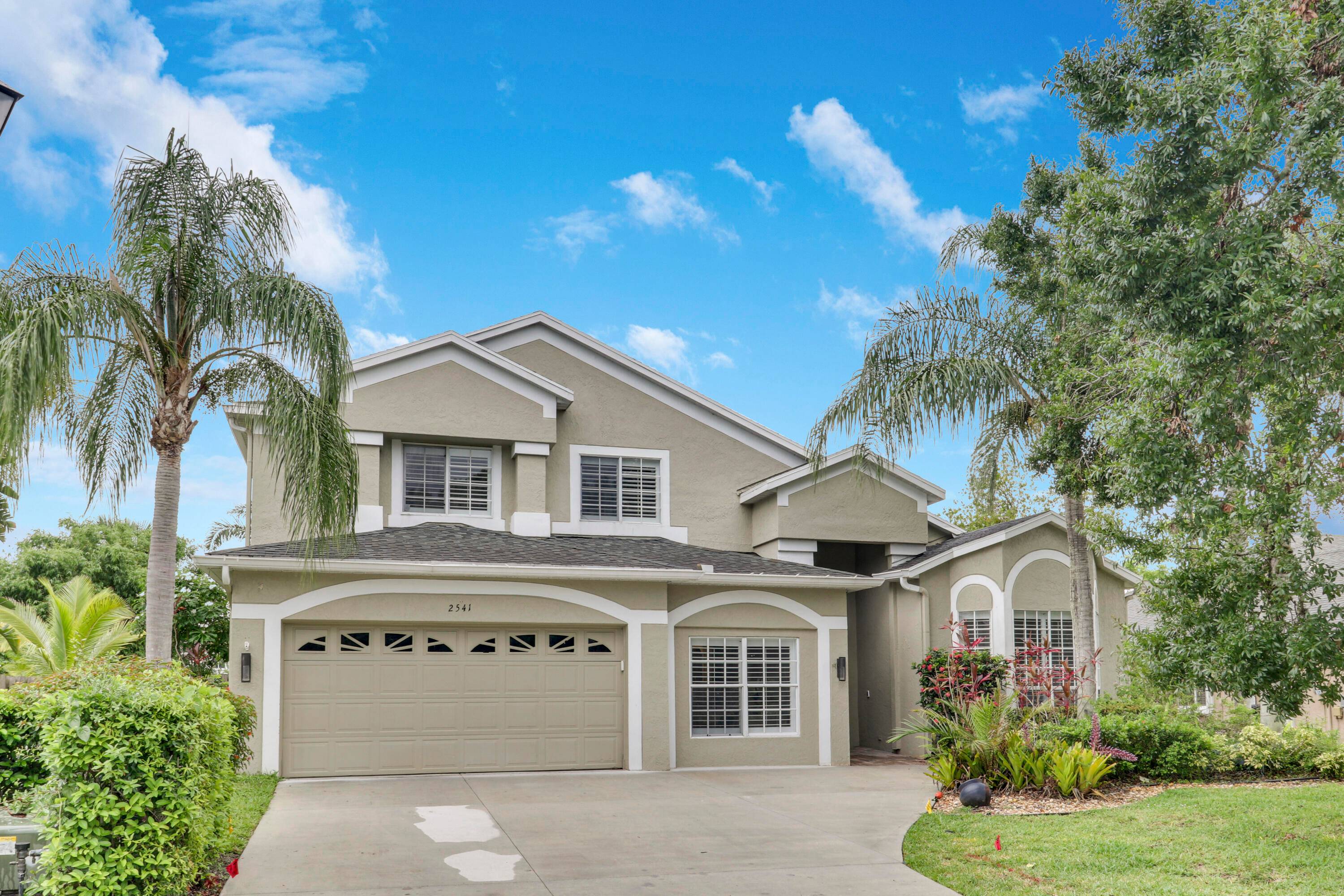 Beautiful 5 BR 3 BA 2 car garage home situated on a large private cul de sac lot across from neighborhood park !