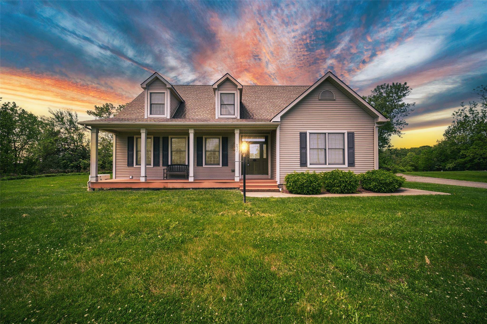 This custom built Cape Cod style home, completed in 2010, offers 2, 796 square feet of thoughtfully designed living space on a private 2 acre lot in the sought after ...