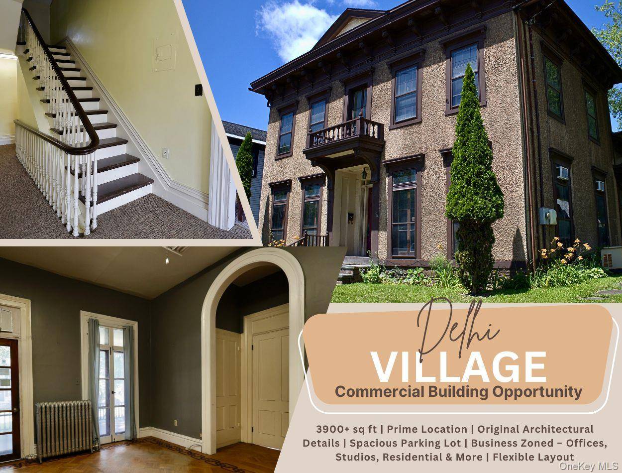 Historic Main Street Treasure Commercial Opportunity in the Heart of Delhi !