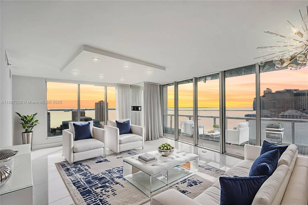 NEW PRICE ! ! ! BEST deal in the sought after coveted 01 line HIGH floor in Icon Brickell by Philippe Starck.