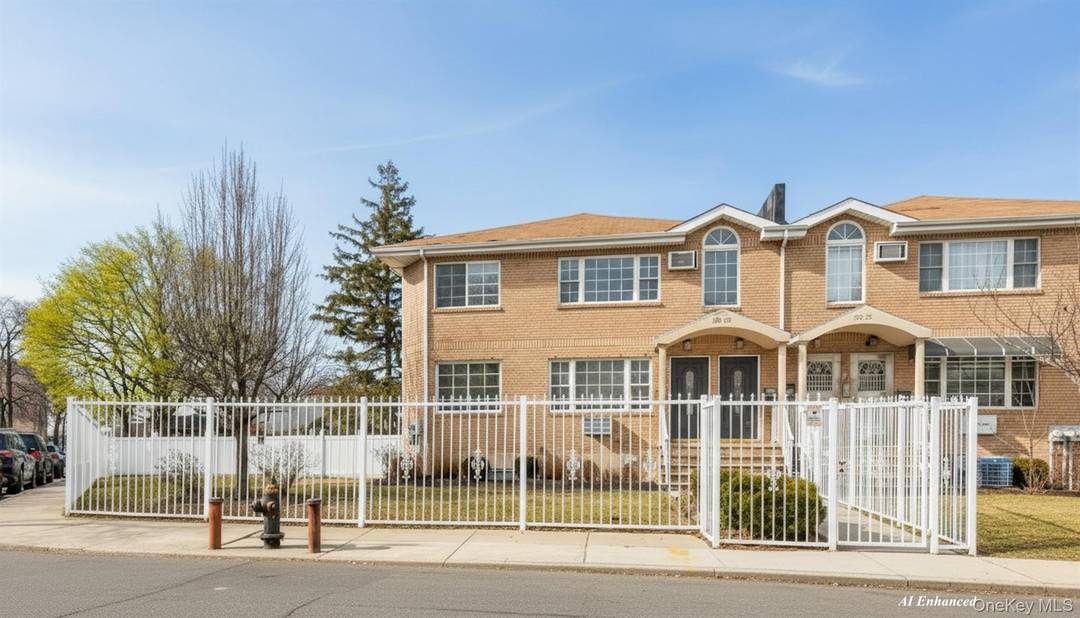 Gorgeously presented on a rounded corner with a gigantic driveway and metal fencing, this young 2007 built legal two family home is a true diamond !